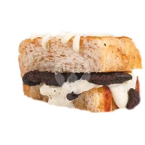 Roti Bakar Vanilla Oreo